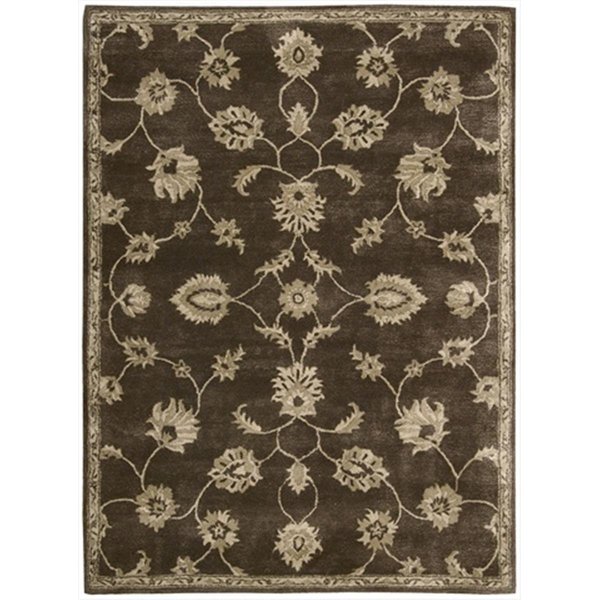 Nourison Nourison 9415 Superlative Area Rug Collection Chocolate 3 ft 6 in. x 5 ft 6 in. Rectangle 99446094155